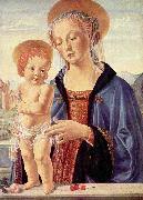 LEONARDO da Vinci Small devotional picture by Verrocchio painting
